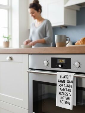 Funny Double Sided Kitchen Towel